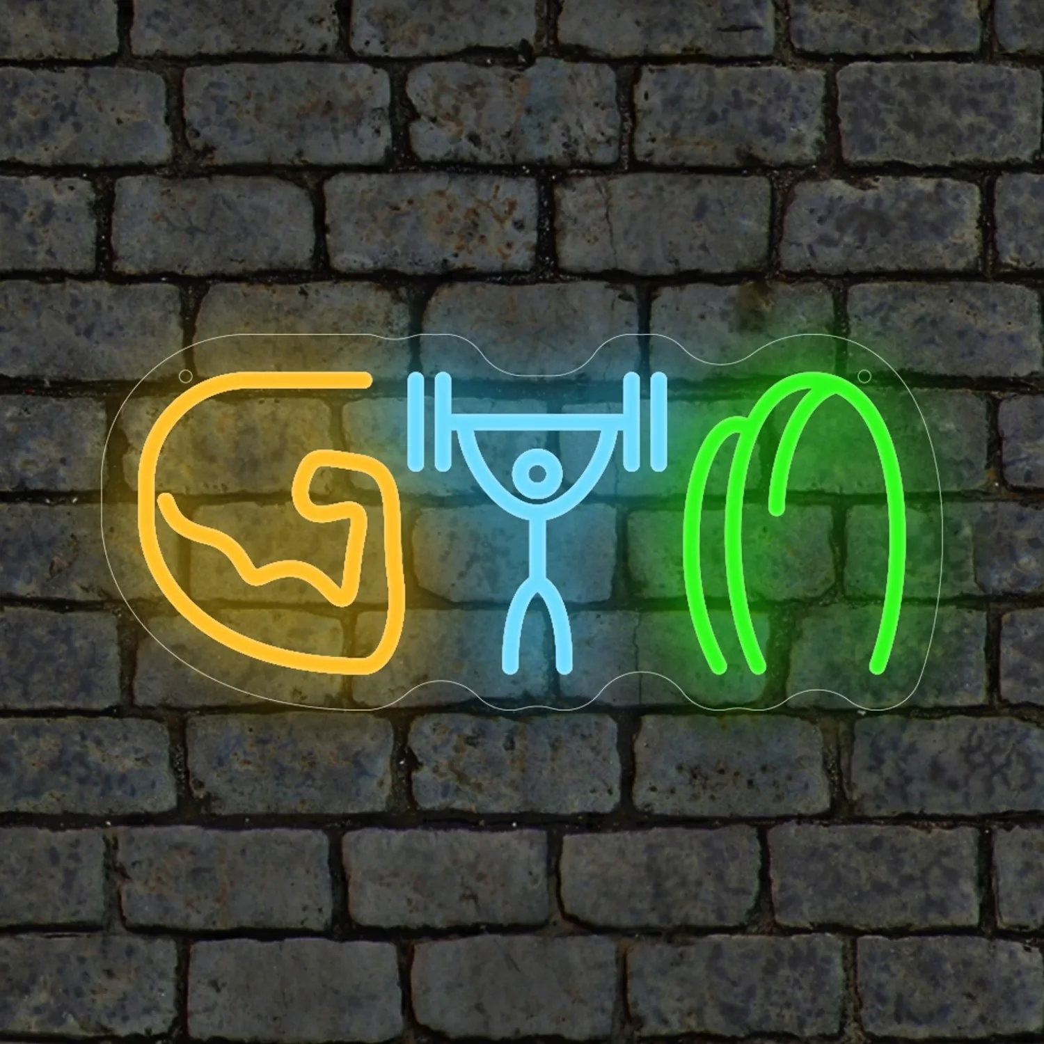 ป้ายไฟนีออนสำหรับยิม ลายกล้ามเ - Home Gym Neon Sign บทวิจารณ์และราคา