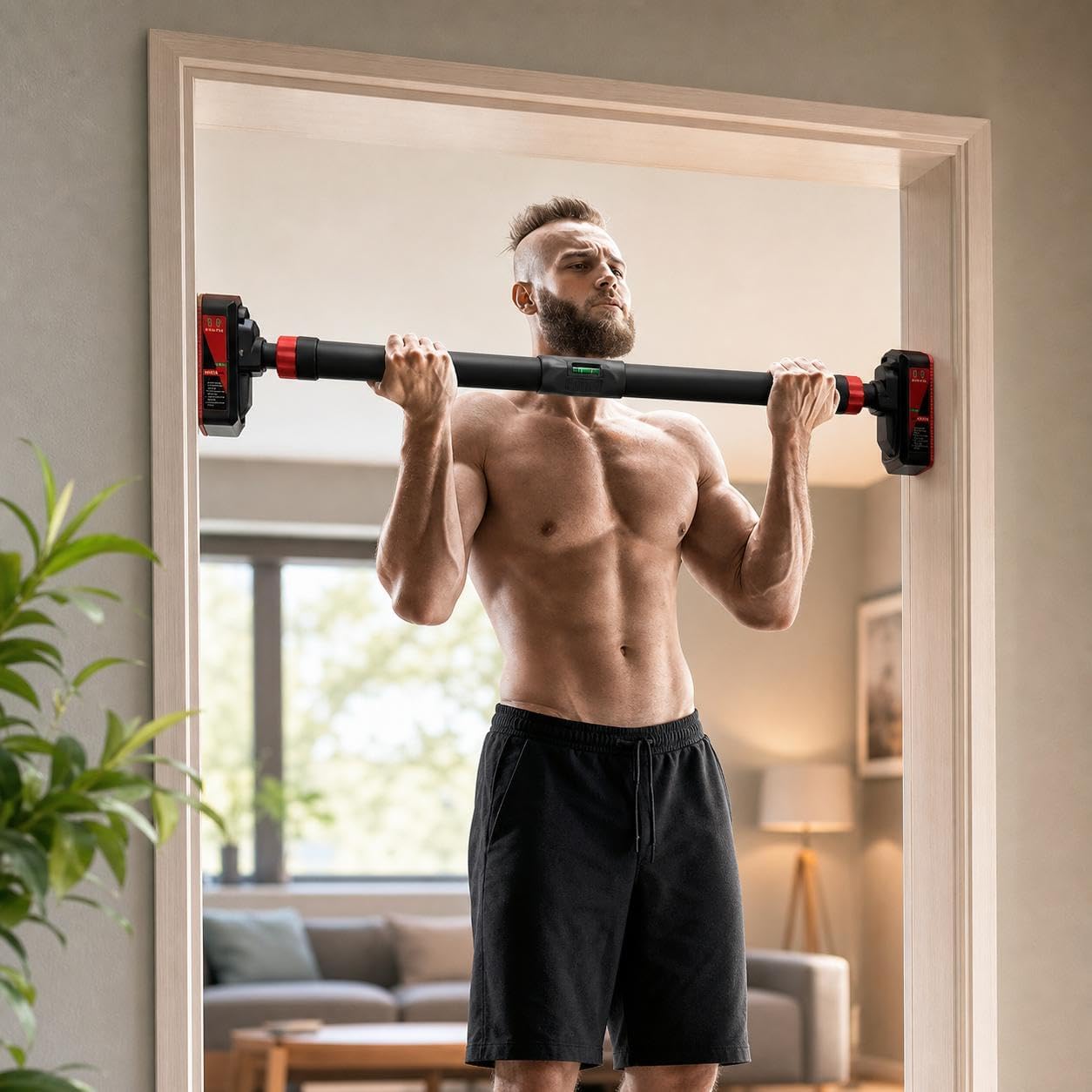 บาร์โหนติดประตู บาร์โหนติดกรอบ - Home Gym Routine บทวิจารณ์และราคา