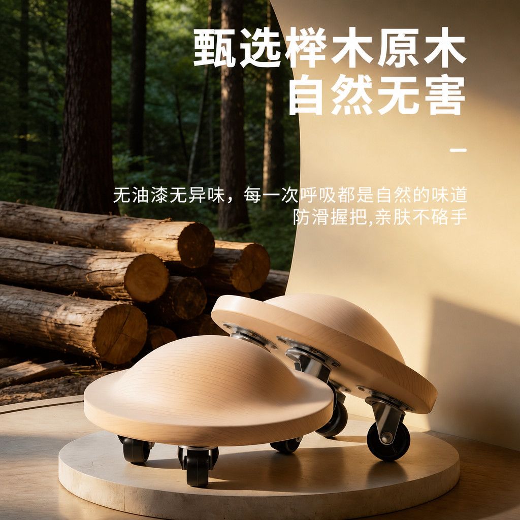 สไลเดอร์แกนไม้พร้อมล้ออเนกประส - Home Gym Yoga บทวิจารณ์และราคา