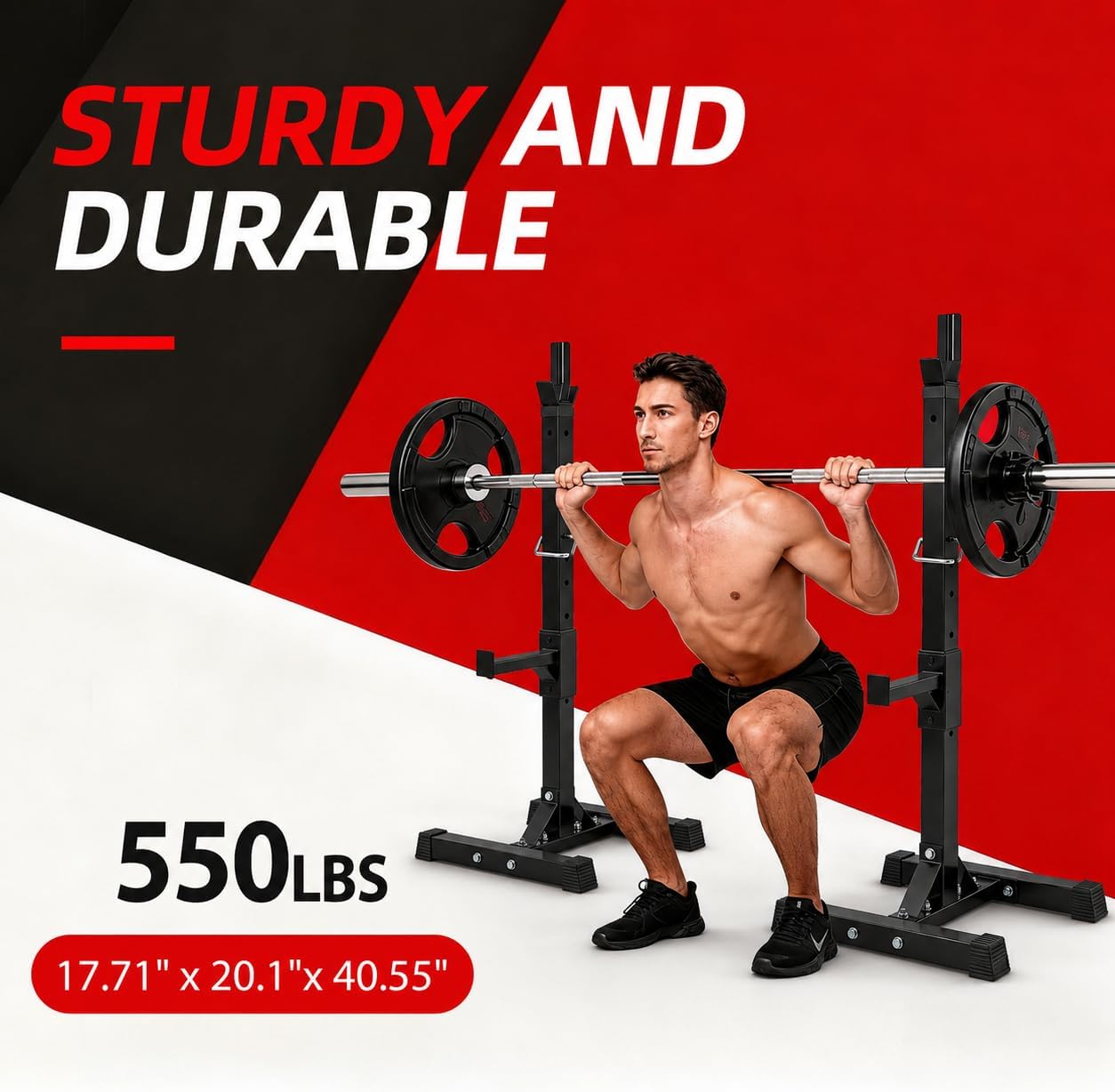 ขาตั้งสำหรับชุดอุปกรณ์สควอทแบบ - Home Gym Portable บทวิจารณ์และราคา