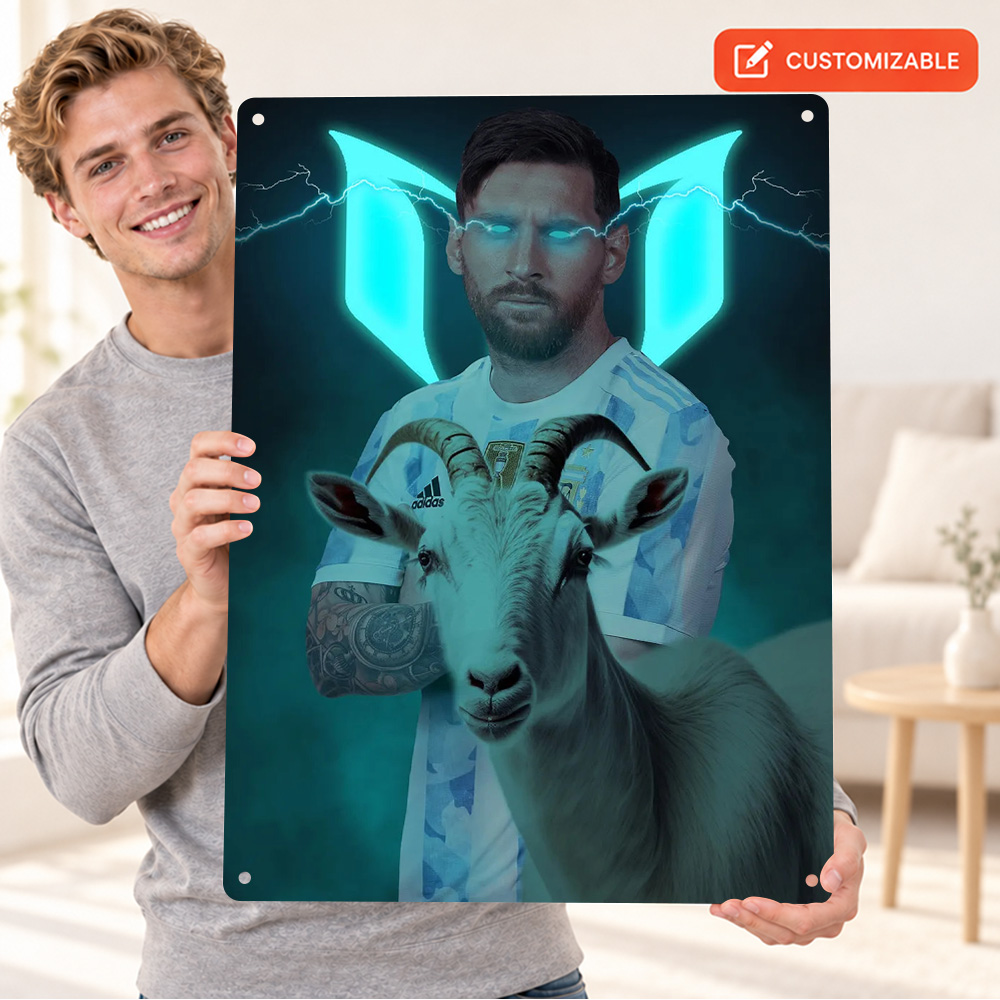 โปสเตอร์พิมพ์ลายฟุตบอล ลิโอเนล - Home Gym Neon Sign บทวิจารณ์และราคา