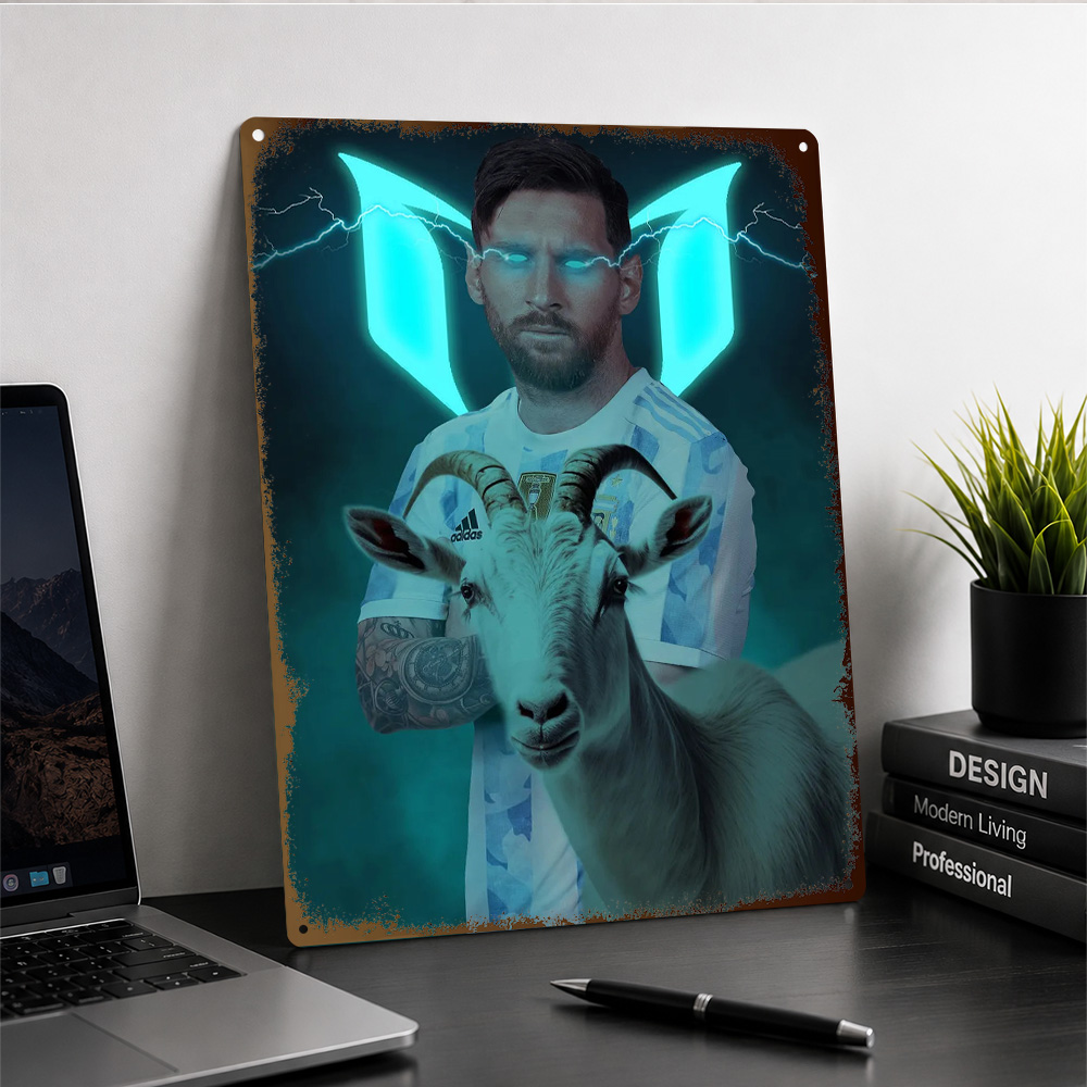 โปสเตอร์พิมพ์ลายฟุตบอล ลิโอเนล - Home Gym Neon Sign บทวิจารณ์และราคา