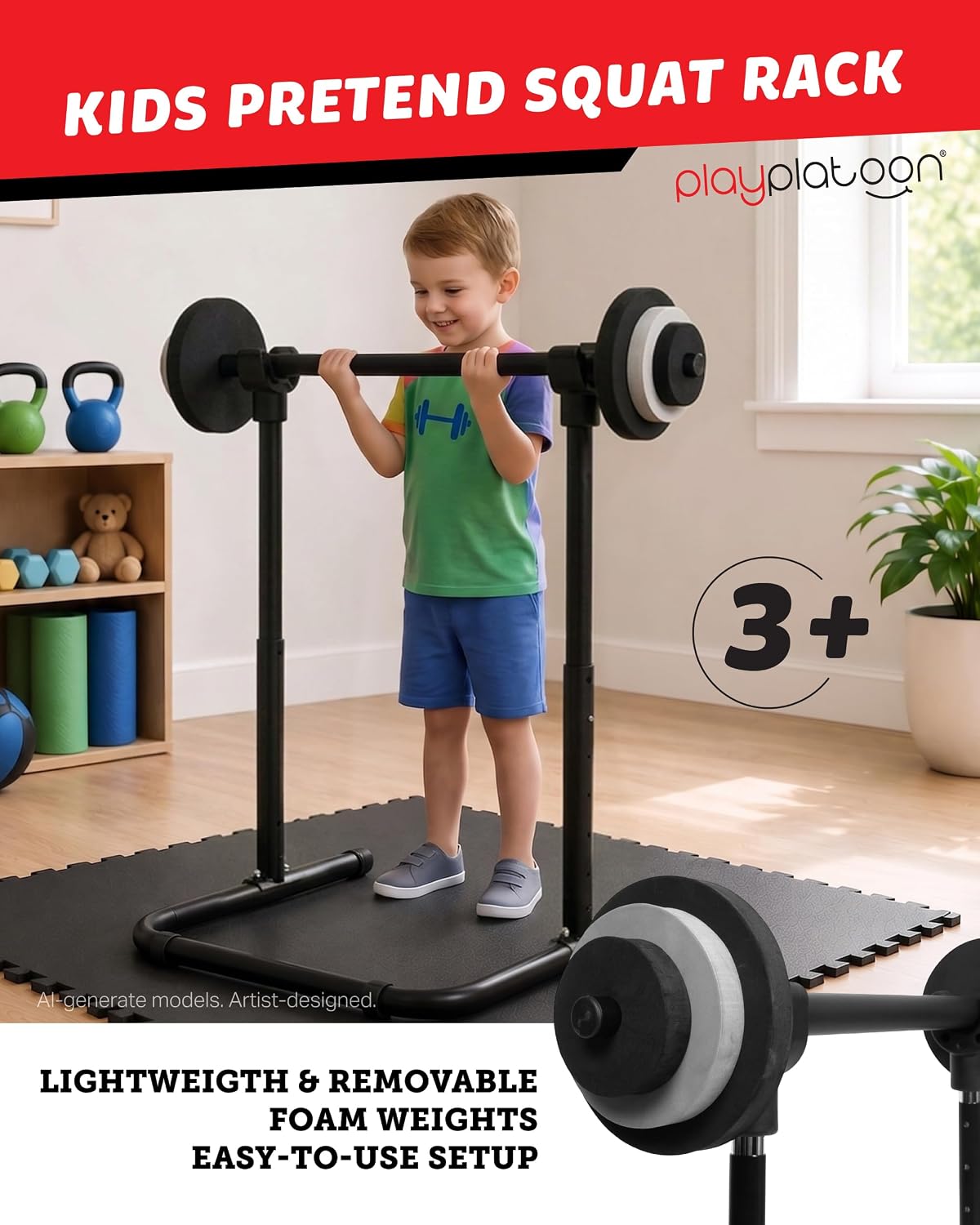 อุปกรณ์ออกกำลังกายสำหรับเด็ก ใ - Home Gym Equipment Set บทวิจารณ์และราคา
