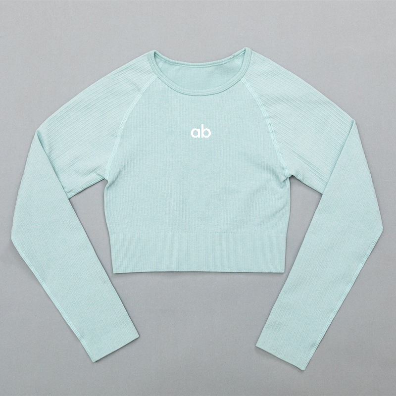 เสื้อครอปแขนยาวไร้ตะเข็บสำหรับ - Home Gym Yoga บทวิจารณ์และราคา